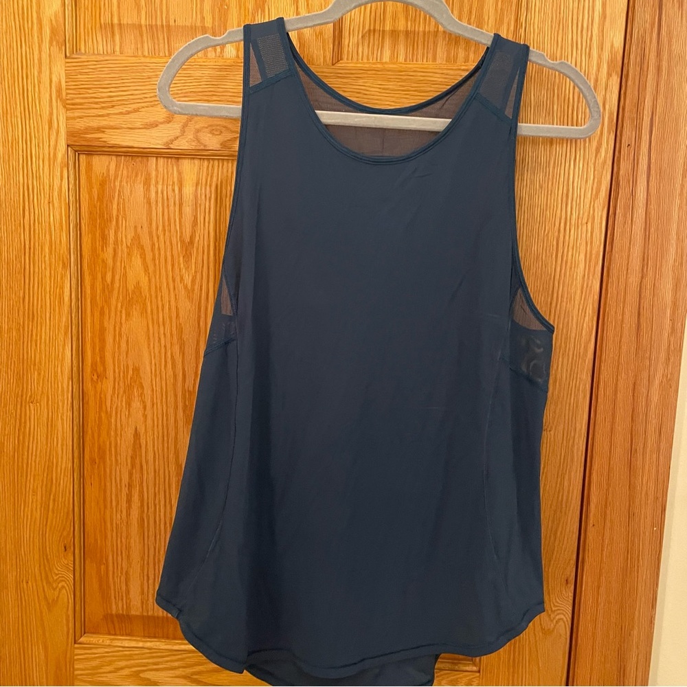 Blue Lululemon Workout Tank